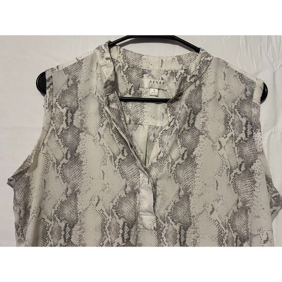 Kenar Womens Small Snake Skin Pattern Lightweight Tank Top Blouse - Picture 2 of 6